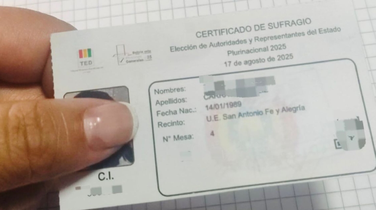 Desde mañana, los bancos exigirán certificado de sufragio