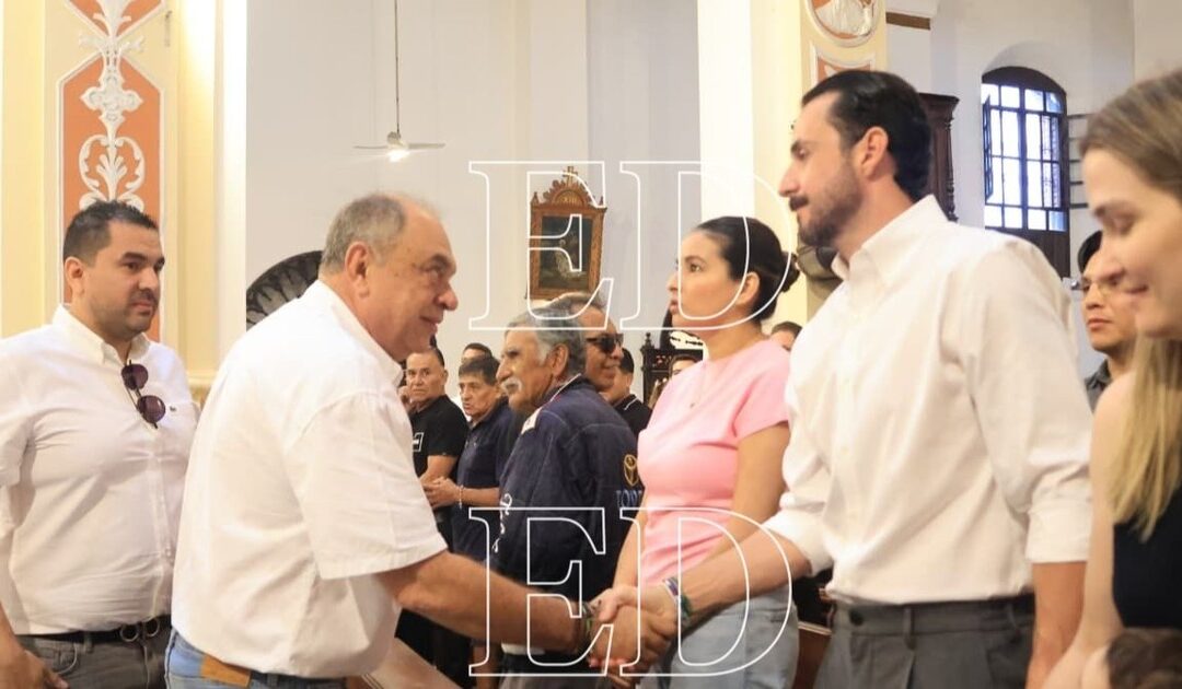 Se dieron “la paz”: Velasco y Ritter coinciden en la misa y se estrechan la mano en la Catedral