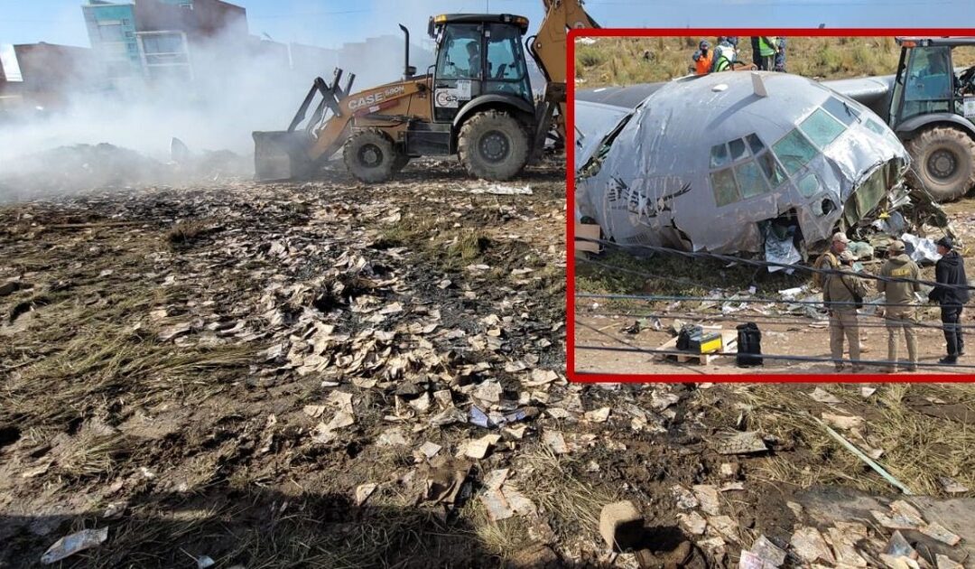 Ministerio de Defensa: avión FAB 81 llevaba material de imprenta y no billetes válidos