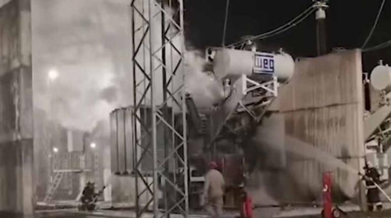 ENDE reporta incendio en la Subestación Carrasco; fue controlado sin afectar el suministro eléctrico