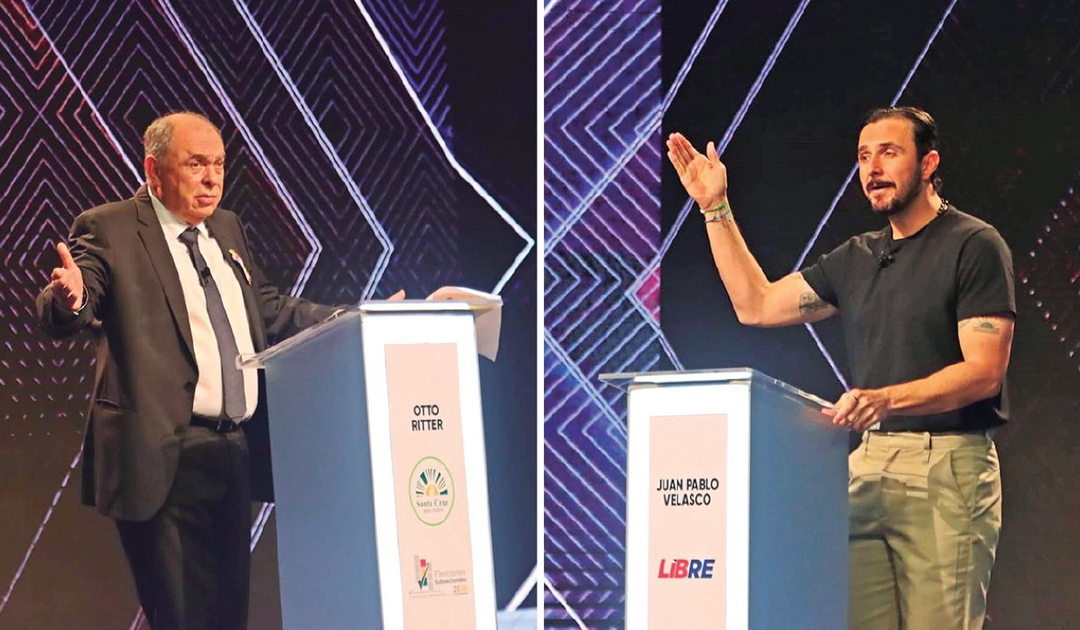 Otto y JP cruzan alusiones en un tenso debate con miras al día del balotaje