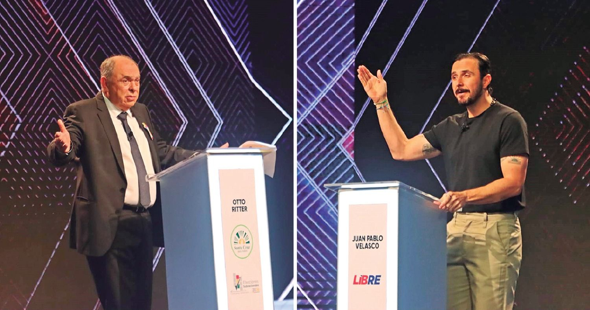 Otto y JP cruzan alusiones en un tenso debate con miras al día del balotaje