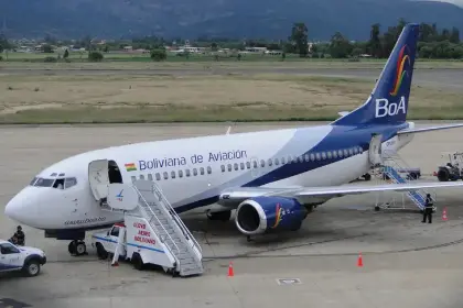 Avión de BoA sufre incidente durante un vuelo de La Paz a Cobija y aterriza de emergencia