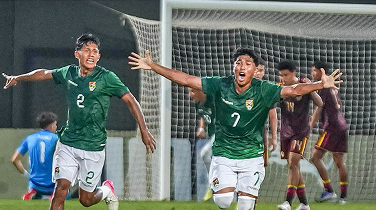 Bolivia enfrenta hoy a Argentina por el torneo Sudamericano Sub 17