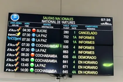 Reportan que neblina obliga a cancelar vuelos y causa demoras en el aeropuerto Viru Viru