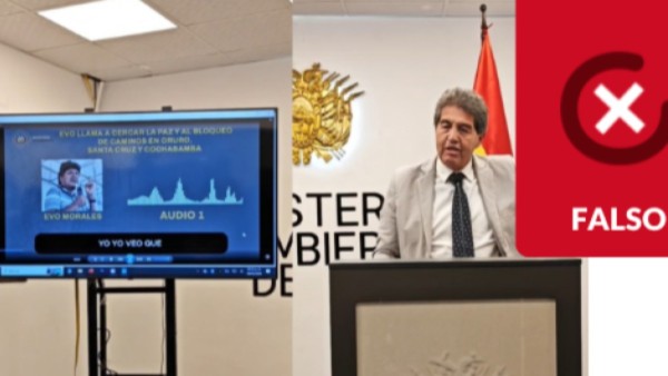 Verificadora aclara que uno de los audios usados por Paredes para acusar a Morales es de 2025