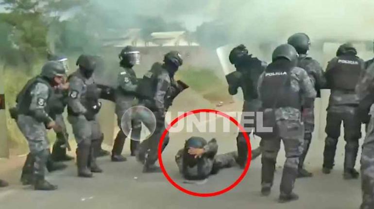 Desbloqueo en San Julián deja 19 heridos, dos policías y un comunario de bala