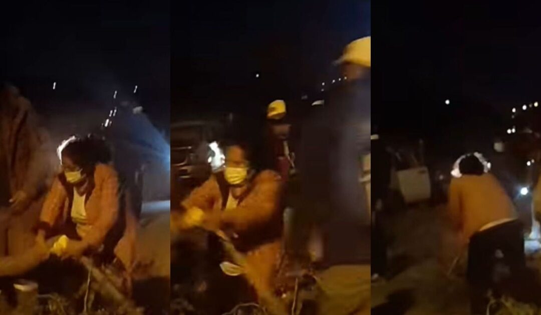 Despejaron la ruta por su cuenta: pobladores retiran un bloqueo en Yotala