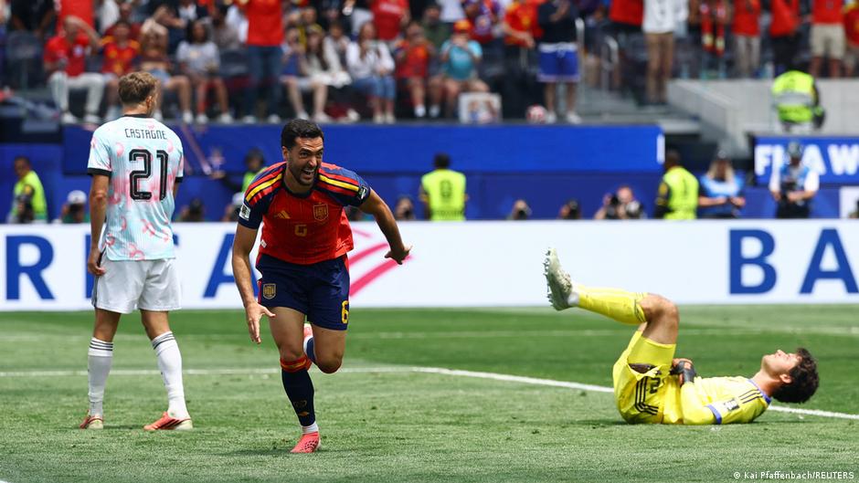 España supera por 2-1 a Bélgica y espera a Francia