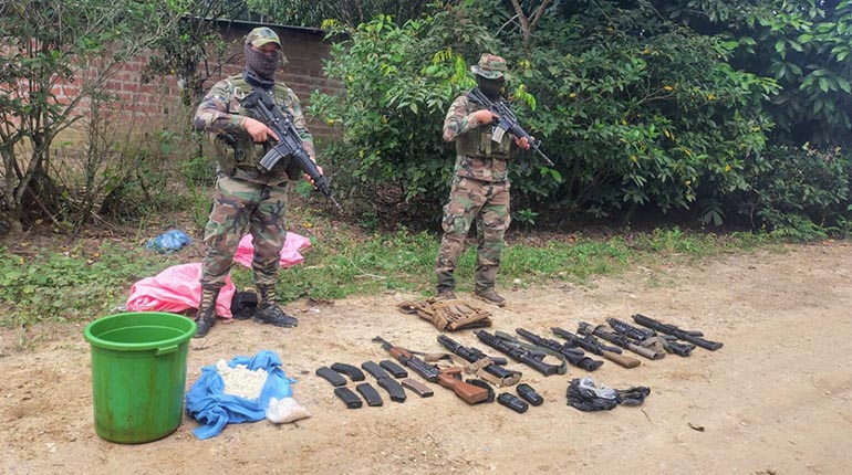 Aprehenden a subteniente del Ejército vinculado a munición incautada en operativo contra el narcotráfico
