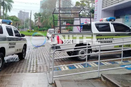 Delincuentes atracan una entidad financiera de la zona de Equipetrol
