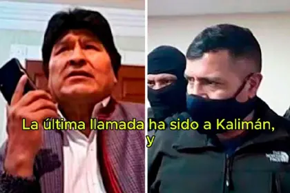Circula audio atribuido a Evo sobre una “conversación” con su exedecán recluido en San Pedro por violación