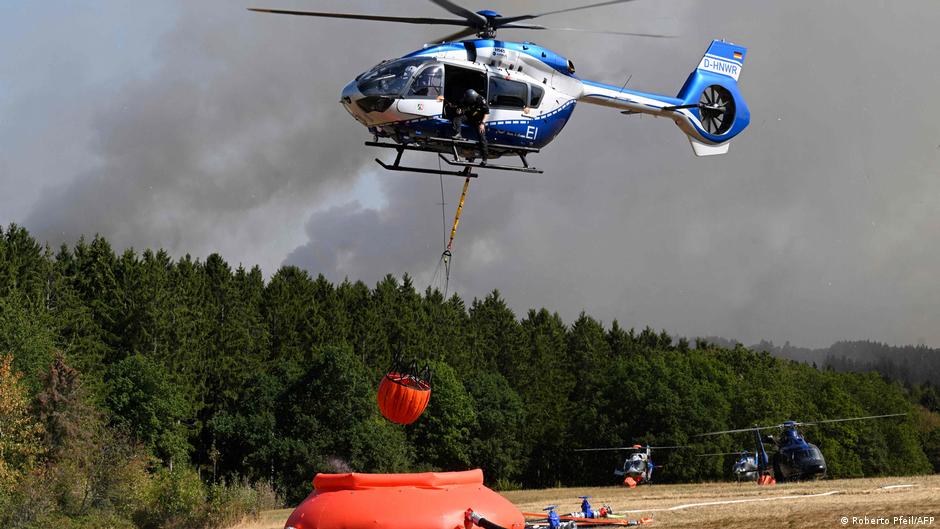 Incendio forestal se extiende en el oeste de Alemania