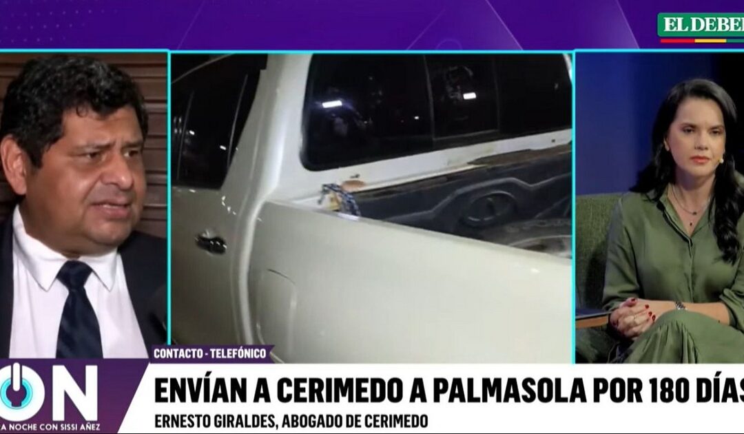 Defensa de Cerimedo apelará detención preventiva en Palmasola
