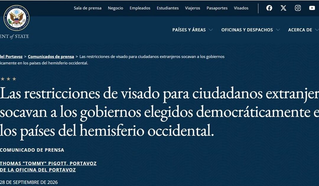 Gobierno boliviano envió solicitud de información a EEUU sobre el caso de las visas