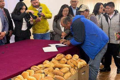 Gobierno anuncia acuerdo con panificadores por el precio del pan y la distribución de harina