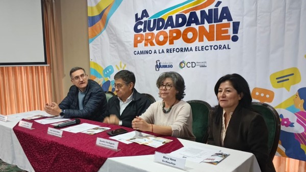 Fundación Jubileo y OCD-Bolivia impulsan una reforma electoral con participación ciudadana
