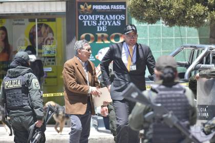 Fiscal general en ejerciciodesvincula al asignado para tomar declaración a Mariaca, Zeballos e Irusta