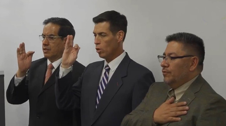 Ministro de Gobierno posesiona a 3 nuevos viceministros